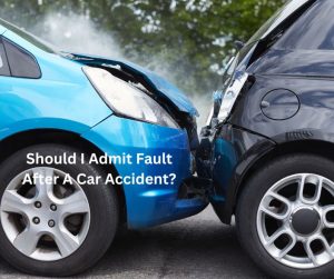 should i admit fault after a car accident